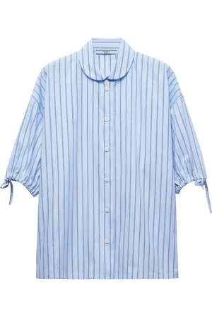 Prada Camicia in popeline a righe