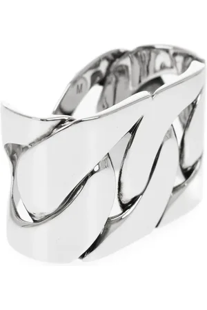 Alexander McQueen Anello con catena