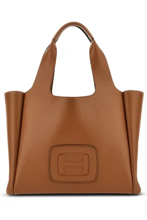 Hogan Borsa tote H-bag in pelle media