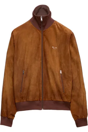 Prada Giacca in pelle scamosciata