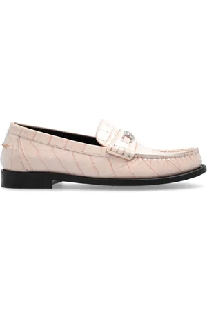 VERSACE Mocassini con effetto coccodrillo