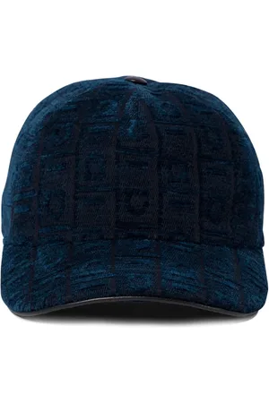 Salvatore Ferragamo Cappello in velluto con logo