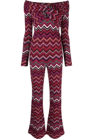 Missoni Tuta intera con motivo a zigzag