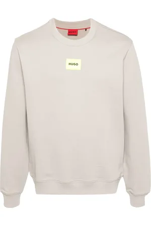 HUGO BOSS Felpa con applicazione logo