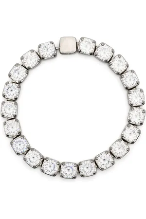 Jil Sander Bracciale con zirconia cubica