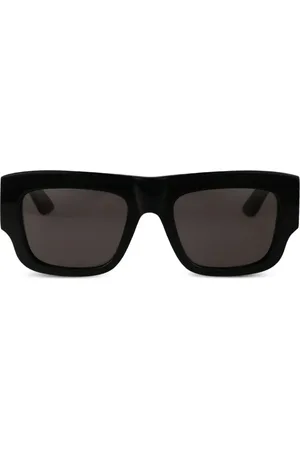 Alexander McQueen Occhiali da sole squadrati con stampa