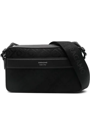 Salvatore Ferragamo Borsa messenger Gancini jacquard