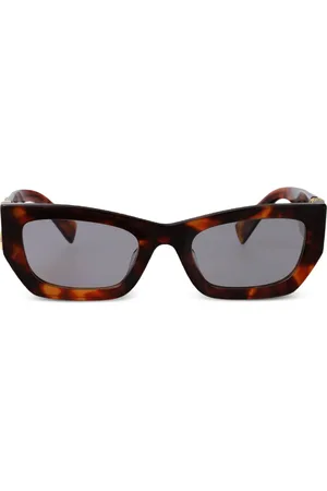Miu Miu Occhiali da sole con effetto tartarugato