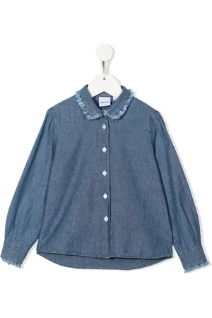 Aspesi Camicia denim con frange