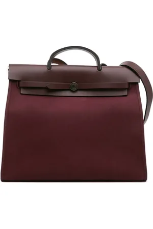 Hermès Borsa a tracolla Herbag Zip 39 in tela Toile 2015