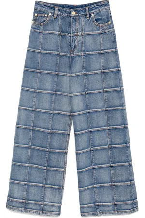 Cynthia Rowley Jeans a gamba ampia