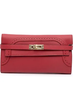 Hermès Portafoglio Kelly Longue in pelle Swift Ghillies 2016