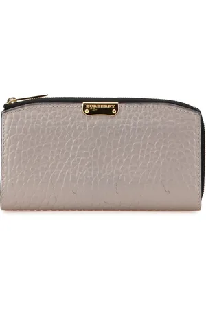 Burberry Portafoglio continental Heritage in pelle di vitello pieno fiore 2000-2017