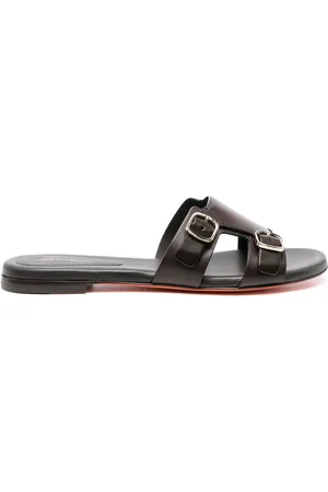 santoni Sandali con doppia fibbia