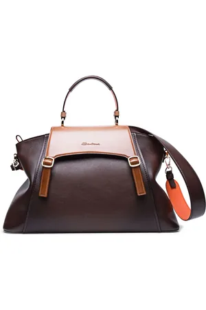 santoni Borsa a spalla con logo