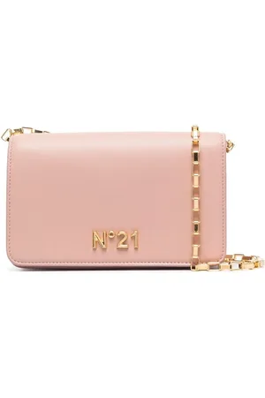 Nº21 Borsa a tracolla con placca logo