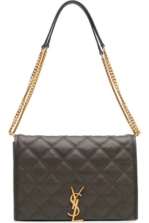 Saint Laurent 2020 Mini Quilted Lambskin Becky Chain shoulder bag