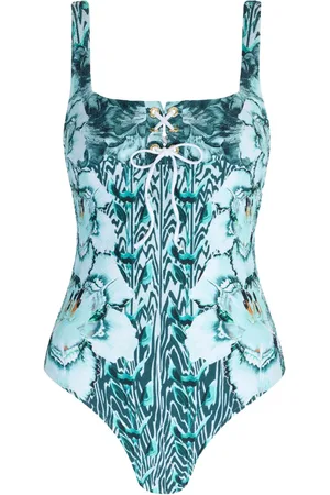TEMPERLEY LONDON Costume intero Liana a fiori