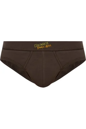 Dsquared2 Slip con logo ricamato