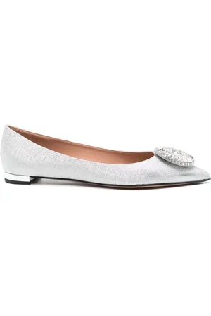Aquazzura Ballerine Crystal Hoop