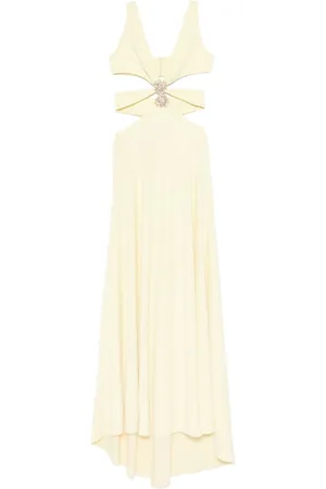 Costarellos Abito lungo con dettaglio cut-out