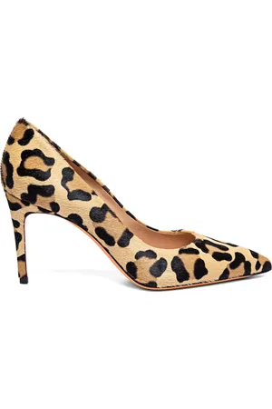 santoni Pumps con stampa animalier 85mm