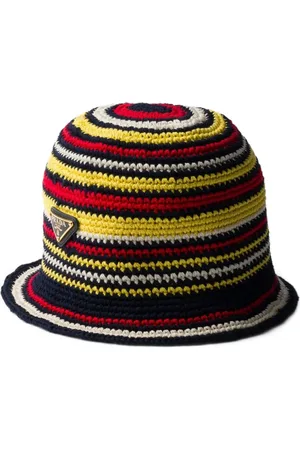 Prada Cappello bucket a righe