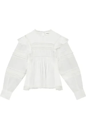 Marant Etoile Blusa Ganael con ruches