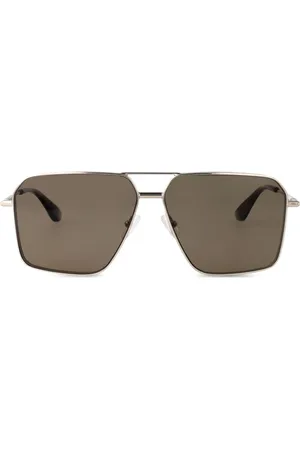 Alexander McQueen Occhiali da sole con montatura stile pilota