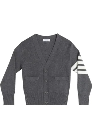 Thom Browne Cardigan con maniche a righe