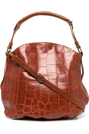 Madison.Maison Borsa a spalla con effetto coccodrillo