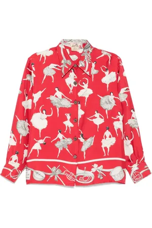 Hermès Blusa stile camicia 1990-2000