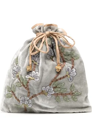 Anke Drechsel Portafoglio con ricamo a fiori