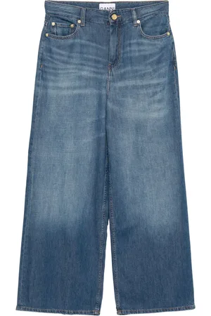 Ganni Jeans a gamba ampia