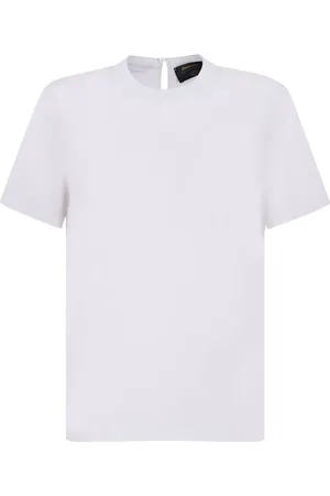 Gran Sasso T-shirt con colletto a coste