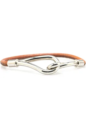 Hermès Bracciale Jumbo in pelle con gancio XX secolo