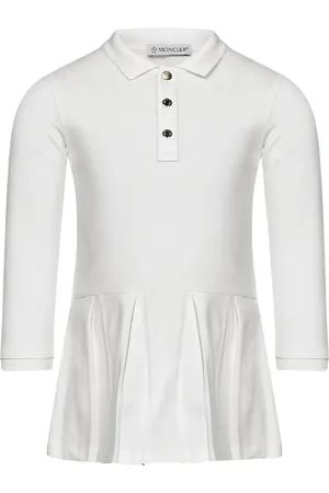 Moncler Abito modello polo con pieghe