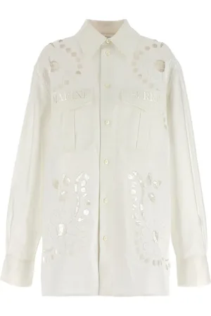 Marine Serre Camicia con ricamo