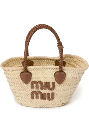 Miu Miu Borsa tote con design intrecciato