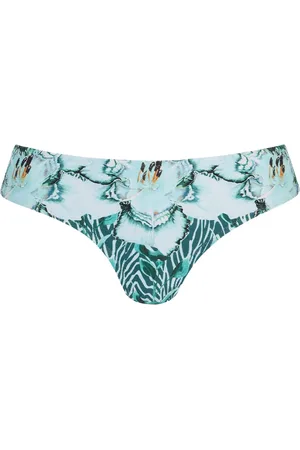 TEMPERLEY LONDON Slip bikini Liya a fiori