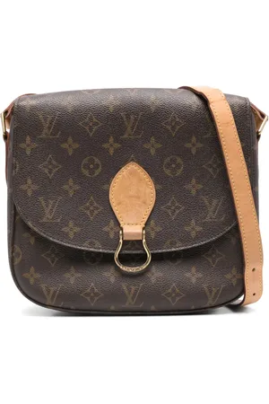 LOUIS VUITTON Borsa a tracolla in tela con monogramma