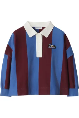 Burberry Polo a righe in cotone