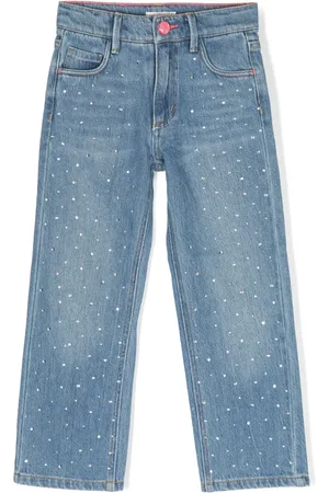 Billieblush Jeans dritti con strass