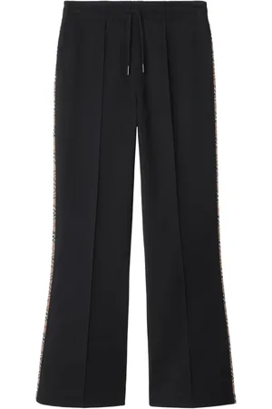 Burberry Pantaloni sportivi con orlo a quadri