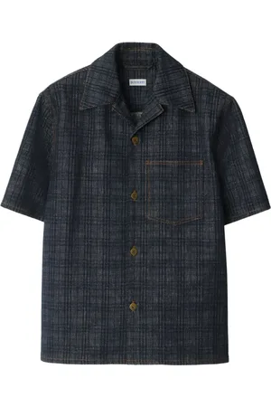 Burberry Camicia denim a quadri