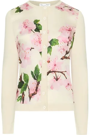 Oscar de la Renta Cardigan con stampa