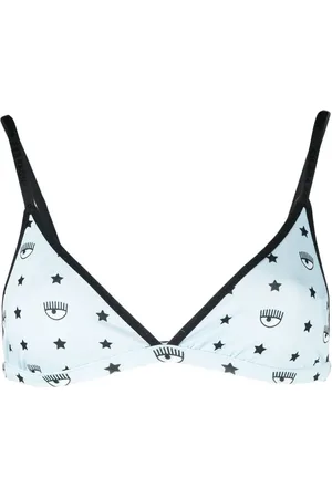 Chiara Ferragni Reggiseno a triangolo con stampa