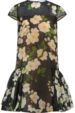 Oscar de la Renta Abito corto in seta