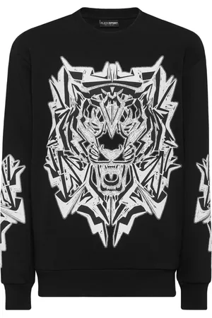 Philipp Plein Felpa con stampa grafica
