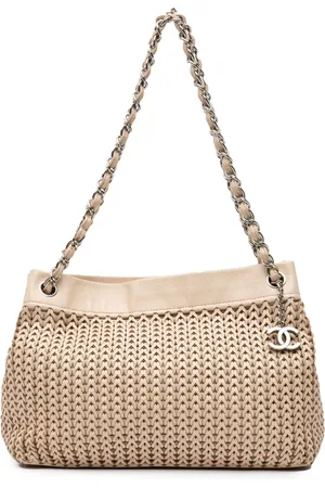 CHANEL Borsa tote CC in pelle Caviar con ciondoli 2004-2005